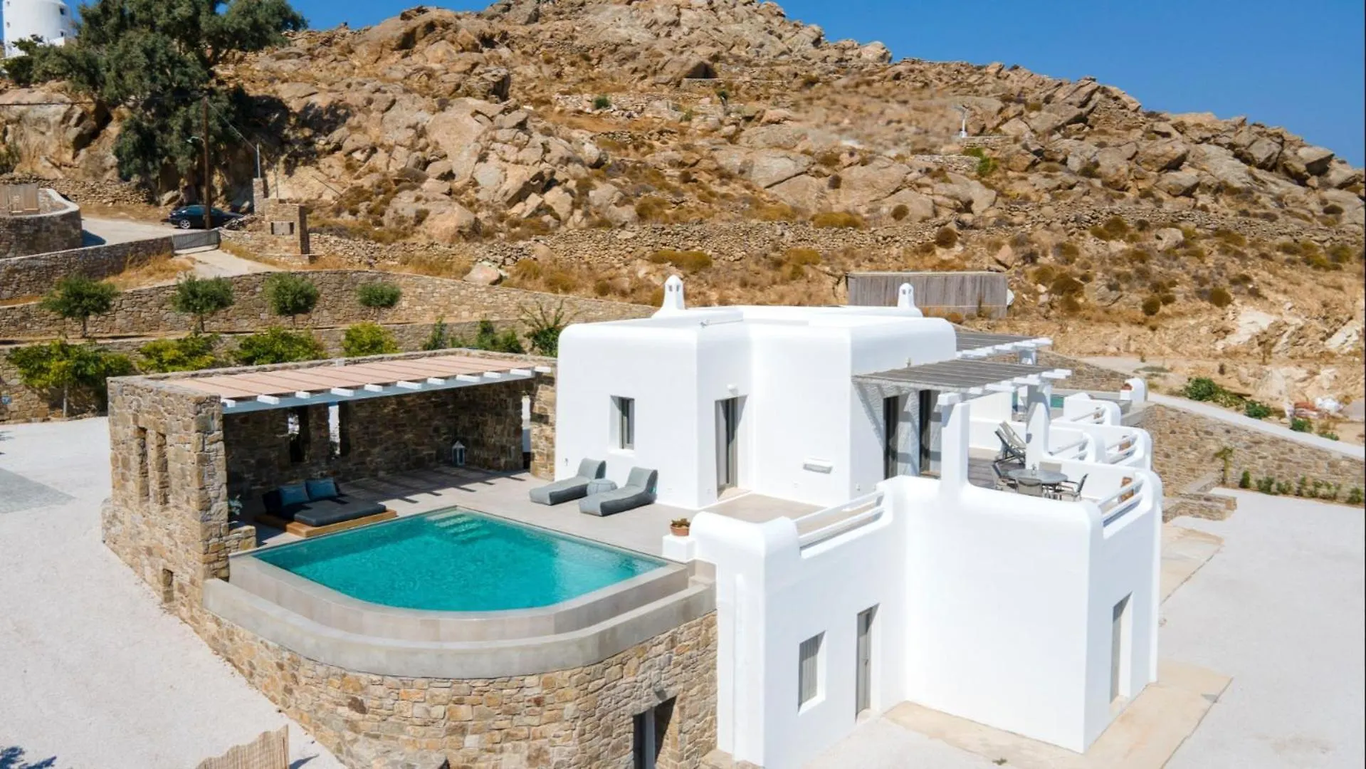 Villa Camelia 2 - Psarou View - Private Pool And Jacuzzi Mykonos Town Grecja