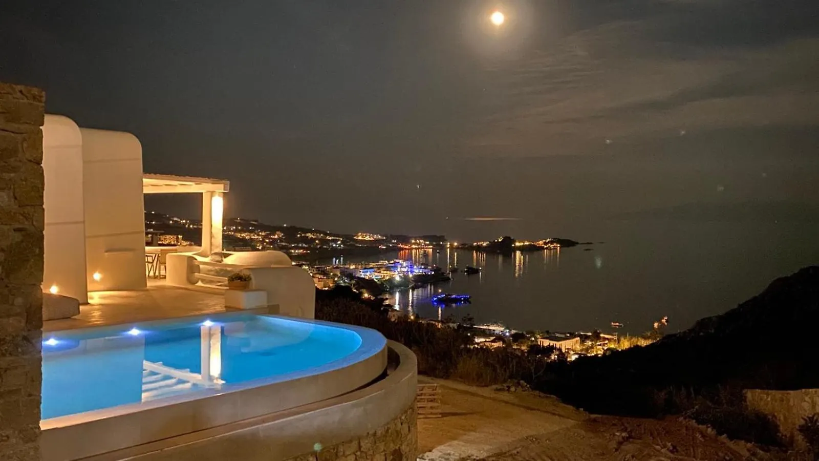 Villa Camelia 2 - Psarou View - Private Pool And Jacuzzi location